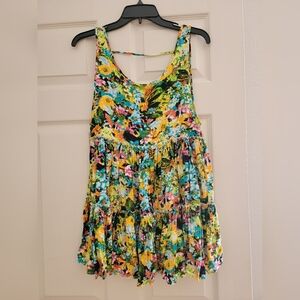 Paper Heart Floral Backless Dress Size AUS 8 / US 4